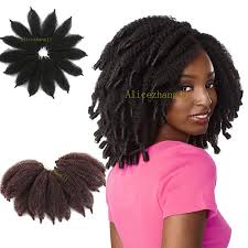 Kinky, curly yaki hair like that in the xchslb crochet box braids hair resembles untreated black hair. 2020 Afro Kinky Bulk Curly Hair 8inch 14roots Pc Soft Twist Braiding Hair Extensions High Temperature Fiber From Alicezhangjj 6 45 Dhgate Com