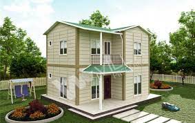 İzolasyonu düşünüldüğünün aksine son derece kalitelidir. 100 M Cift Katli Prefabrik Ev Prefabrik Ev Fiyatlari