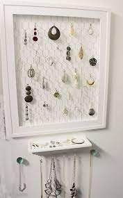 You can make them with a different color material and make them functional for many clothes combinations. 25 Creative Diy Wall Jewelry Organizers To Inspire You Anika S Diy Life