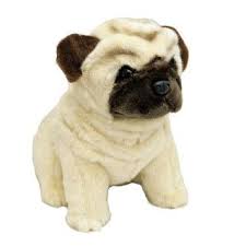 Pug Dog Stuffed Animal Plush Toy Sitting Medium Caarlotta Bocchetta Plush Dog Stuffed Animal Animal Plush Toys Pug Dog