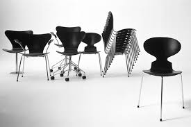 Fritz hansen ant chair black ash 465 cm 4 legs. Arne Jacobsen Design Mobel Und Designikonen