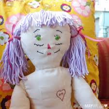 Free doll making projects and doll patterns. Mini Doll Pattern From Nata Patterns On Etsy Simple Creative Home