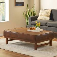 Upholstered in classic soft microfiber with tufted buttons to give it a plush and classic look. Rectangle Ottomans Stools Benches Target