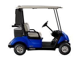 Models is shown with optional accessories. Golf Landing Yamaha Golf Car