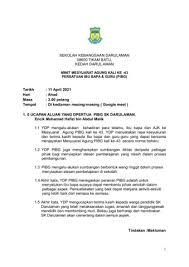 Sebagai penutup saya ingin merakamkan rasa penghargaan pibg kepada semua pihak yang terlibat dalam menjayakan mesyuarat agung pada kali ini. Minit Skda 2021 Membalik Buku Halaman 1 11 Pubhtml5