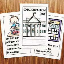 Inauguration Activity Simply Kinder Ela Writing Kindergarten Books Inauguration