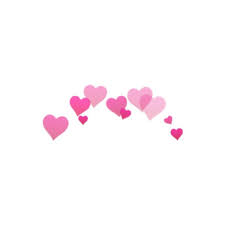 Hearts Png Liked On Polyvore Featuring Fillers Extra Filters Stuff Fillers Pink Backgrounds Borders Overlays Transparent Heart Overlay Overlays Cute