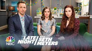 Melisandre At A Baby Shower Late Night With Seth Meyers Youtube