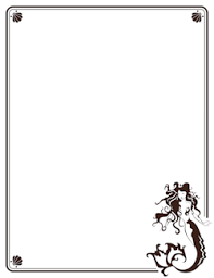 Mermaid Border Page Borders Borders For Paper Borders