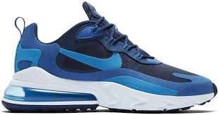 Nike Air Max 270 React Blue Void In 2020 Air Max Nike Air Max Nike Air Max Ltd