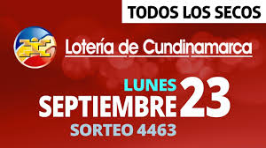 En caso de ser lunes festivo su sorteo se traslada para el día martes. Resultado Loteria De Cundinamarca Lunes 23 De Septiembre De 2019 Todos Los Secos Sorteo 4463 Youtube