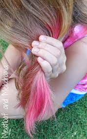 Tie your hair up and cover it with a shower cap. Diy Temporary Hair Dye Meatloaf And Melodrama