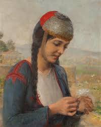 Iakovidis was born in chydera, lesbos, on january 11, 1853 (though 1852 is also mentioned as a possibility). Iakovidis Georgios Girl With Daisy Mutualart