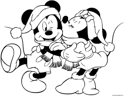 Help mickey mouse and minnie mouse prepare for halloween by coloring this page online or printing it out to color later. Minnie Kissing Mickey Coloring Pages Printable