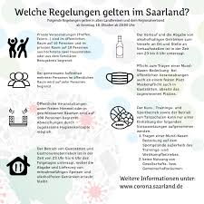 Das aber sei verfassungswidrig, urteilten nun die richter. Corona Was Gilt Im Saarland Gemeinde Tholey