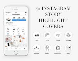 Set Of 40 Instagram Post Templates Story Highlights Instagram Template Instagram Story Template Pink Instagram