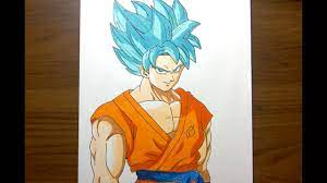 He is capable of changing his different colors. Drawing Goku Super Saiyan God Super Saiyan Ssgss Dragon Ball Z Fukkatsu No F Youtube