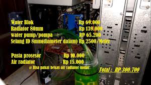 Membuat Water Cooler Sendiri Solusi Pc Overhigh Youtube