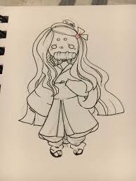 Another free cartoons for beginners step by step drawing video tutorial. Chibi Nezuko Demon Slayer Kimetsu No Yaiba Amino