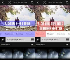 Rabu, 17 juli 2019 22:19 wib. Lens Distortions Menambahkan Efek Cahaya Dan Kabut Pada Foto