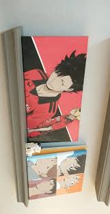 Haikyuu Canvas Painting Kurro Tetsuroo And Kenma Kozume In 2021 Anime Canvas Art Anime Canvas Anime Canvas Painting