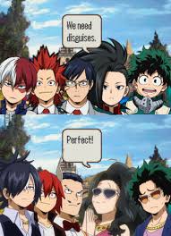 We Need Disguises My Hero Academia Know Your Meme