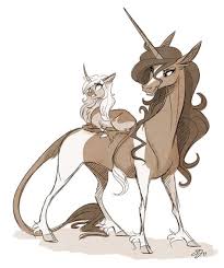 The Mother S Name Is Coco And The Baby S Name Is Vivi They Live In Opal Town Mythical Creatures Art Animal Art Furry Art