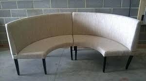 Beaufort upholstered curved back side. Curved Dining Bench Elegant Round Table Ideas House Plans 92089