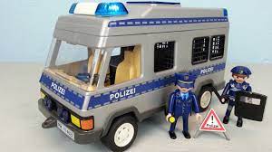 Mit wackelbild stop / polizei und funktionierendem blaulicht. Playmobil Polizei Mannschaftswagen 4022 Seratus1 Unboxing Youtube