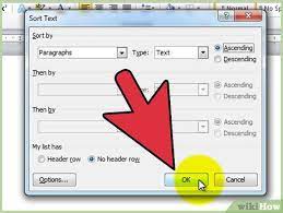 Thankfully, you don't have to manually edit the document to put things in alphabetical order! How To Alphabetize In Microsoft Word 8 Steps With Pictures