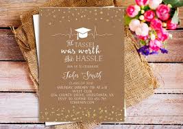 Nursing Medical Degree Graduation Invitation Kraft College Surprise Graduation Invitation Nursing Health Science Bachelor S Degree