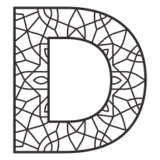 The history of the alphabet goes back to the consonantal writing system used for semitic languages in the levant in the 2nd millennium bce. Alphabet Letter D Stroke Mandala Transparent Png Svg Vector