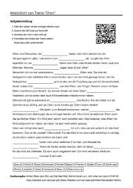 Arbeitsblatt Mit Luckentext Zum Thema Eltern Deutsch Aufgaben Arbeitsblatter Unterricht Schule