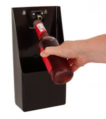 Maybe you would like to learn more about one of these? Beaumont Plastic Tm Pub Bar Stand Up Wall Mounted Bottle Opener And Catcher Black 30cm X 15 2cm X 8 6cm Amazon Co Uk Home Kitchen