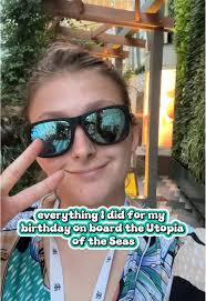 What better way to celebrate a birthday than at sea? 🛳️ 📸 follow  @thelifeofacruiser for all things cruising! #utopiaoftheseas #comeseek  #royalcaribbean #explore #travel #vacation