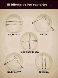 Significado De La Posicion De Los Cubiertos En El Plato Un Poco De Protocolo Siempre Nos Ensena A Enriq Dining Etiquette Etiquette And Manners Table Etiquette