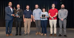 Edgecombe Community College employees received special awards from the ECC  Foundation at the college's fall semester kickoff. Warren Lynch, welding  instructor, received the 2022 Excellence in Teaching Award. Kathy Webb,  director of