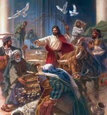 Jesus Throwing Out The Corrupt Money Changers At The Holy Temple Holy Week Jesus Cleanses The Temple Jesus