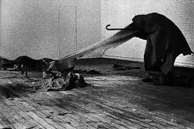Joseph beuys was a master of compelling performance pieces; Joseph Beuys I Like America And America Likes Me 1974 Inferno