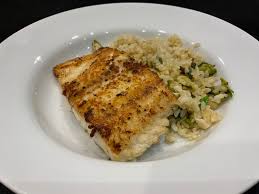 Ginger Crusted Fish Over Vinegar Rice Eat Smart Move More Prevent Diabetes