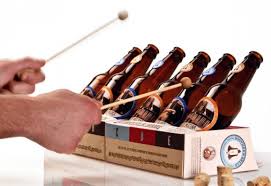 Diy Drink It Yourself Xylophone Made From Beer Bottles Music Instruments Diy Diy Musical Instruments Diy Instruments