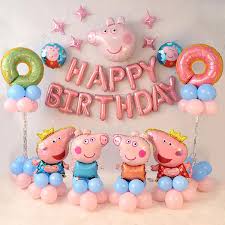 Happy Birthday Activities For Kids Peppa Pig Theme Birthday Decorations Peppa Pig Birthday Party Balloon S Peppa Pig Birthday Party Decorations Peppa Pig Birthday Peppa Pig Birthday Decorations