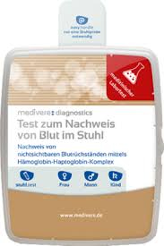Wenn sie im stuhl blut bemerken, atmen sie zunächst tief durch und fehlen nährstoffe oder ist der schaden zu groß, entstehen vorübergehend löcher im darm, durch die auch blut in den darminnenraum gelangen kann. Ihre Merkur Apotheke Test Zum Nachweis Von Blut Im Stuhl