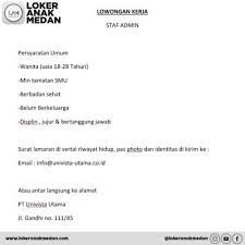 13 may 2019 · medan, indonesia ·. Loker Medan Archives Page 25 Of 27 Loker Anak Medan