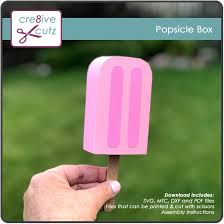 Download 3d Popsicle Treat Box Svg Pattern It S New Cre8ive Cutz