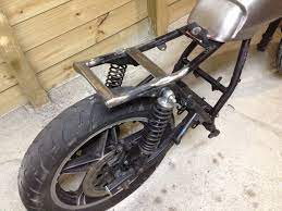 Honda Ft500 Cafe Racer Rear Tail Section Bracing After The Chop Cafe Racer Honda Motorcycle