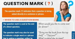 The Question Mark Indicates That A Question Is Being Asked Directly In A Sentence Or Phrase For Ind This Or That Questions Question Mark Punctuation Marks