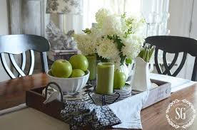 Early Fall Farmhouse Kitchen Stonegable Kitchen Table Centerpiece Rustic Kitchen Tables Kitchen Decor