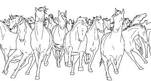 Wild Horses Horse Coloring Pages Horse Coloring Coloring Pages
