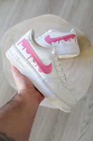 Black Air Force 1 Bubble Gum Sole Nike Air Force 1 Drip Bubble Gum Pink By Sneakeaze In 2020 Nike Air Force Nike Air White Nike Shoes